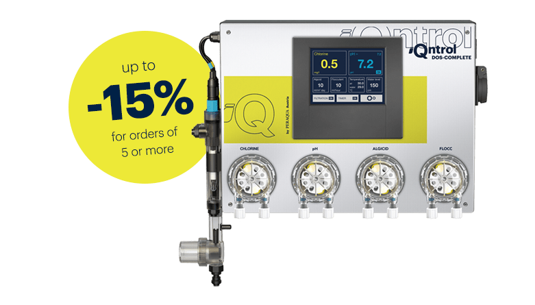 March promotion iQntrol dosing systems DOS-COMPLETE Redox and CLF up to 15 % cheaper