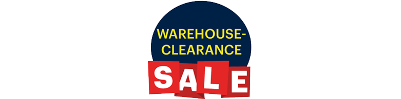 Warehouse clearance logo