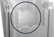detail view - reinforced inner bar