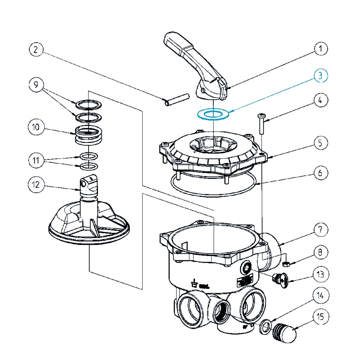 POM washer 51x1.25 POM washer 51x1.25