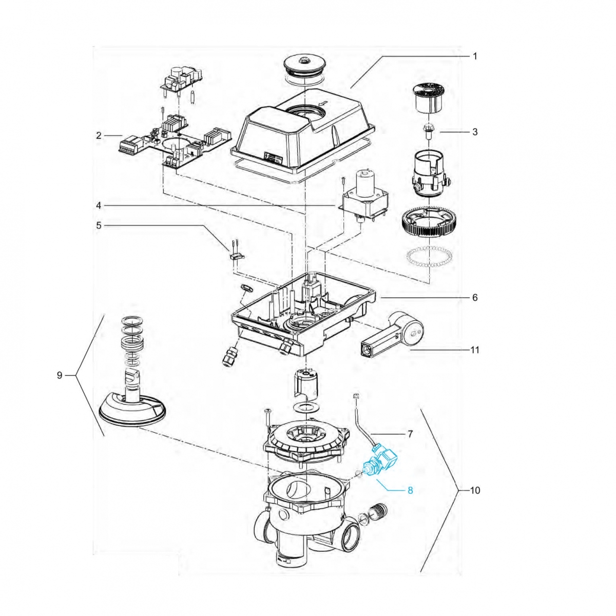 Drucksensor für Loxone Aquastar Air inkl. Kabel Drucksensor für Loxone Aquastar Air inkl. Kabel