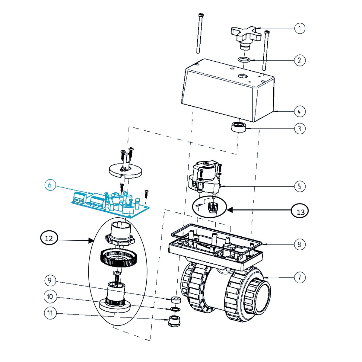 Platinen-Ersatzteilset für EO510 ECO - 230VAC Platinen-Ersatzteilset für EO510 ECO - 230VAC