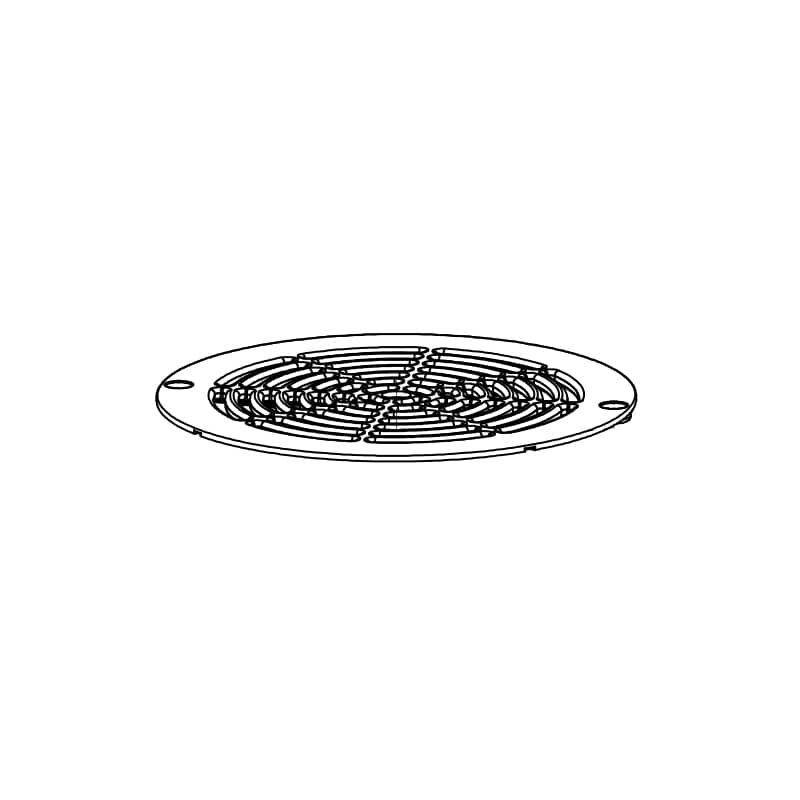 Gitterdeckel für Bodenablauf Ocean ABS, schwarz Gitterdeckel für Bodenablauf Ocean ABS, schwarz