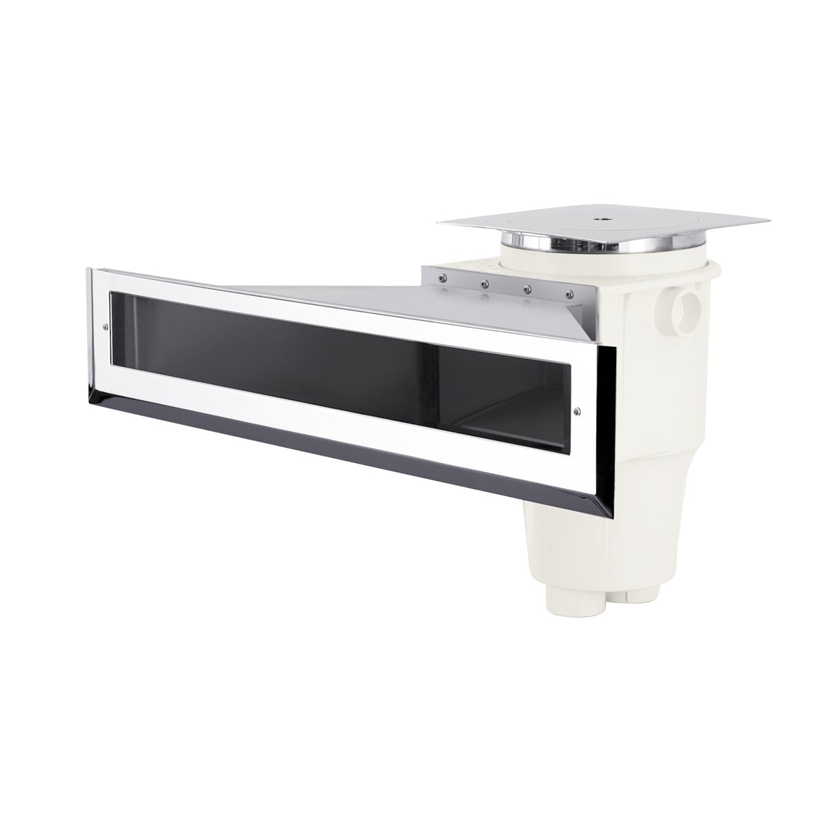 Ocean® Hochwasserstandskimmer M5 deluxe High75 ABS + V4A, weiss Ocean® Hochwasserstandskimmer M5 deluxe High75 ABS + V4A, weiss