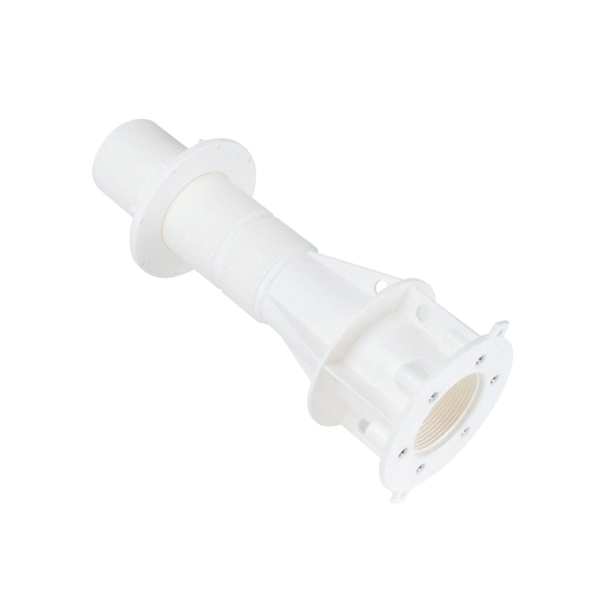 Ocean wall conduit M5 De Luxe, ABS, integrated M5 A4 stainless steel threaded inserts, set with clamping nut Ocean wall conduit M5 De Luxe, ABS, integrated M5 A4 stainless steel threaded inserts, set with clamping nut