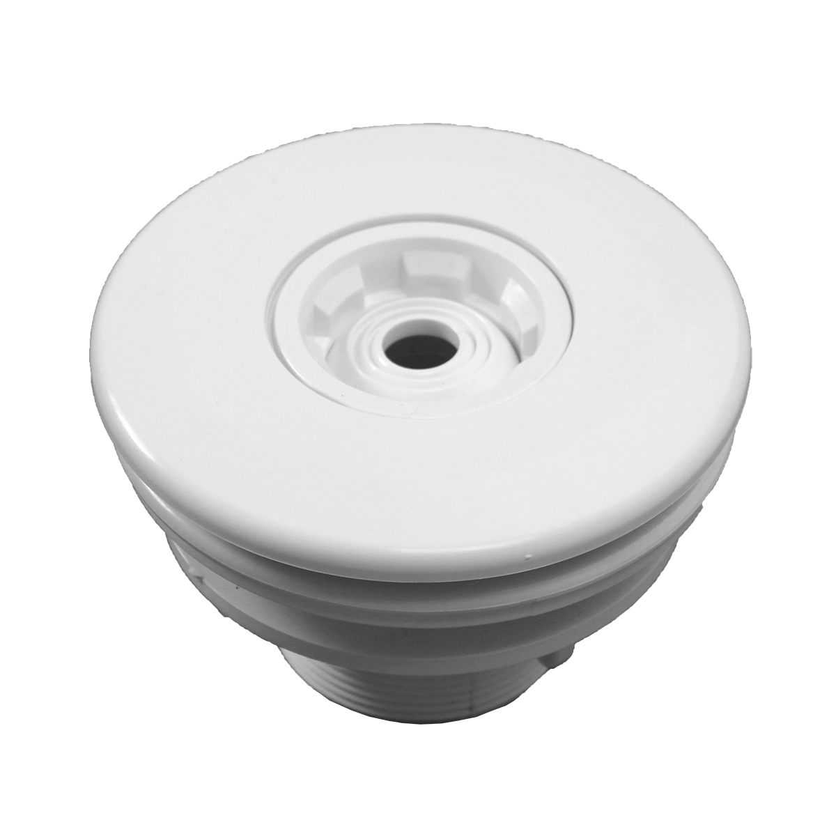 Smart inlet nozzle for polyester- and liner pools ABS, white, G2A external thread, d50 solvent internal Smart inlet nozzle for polyester- and liner pools ABS, white, G2A external thread, d50 solvent internal