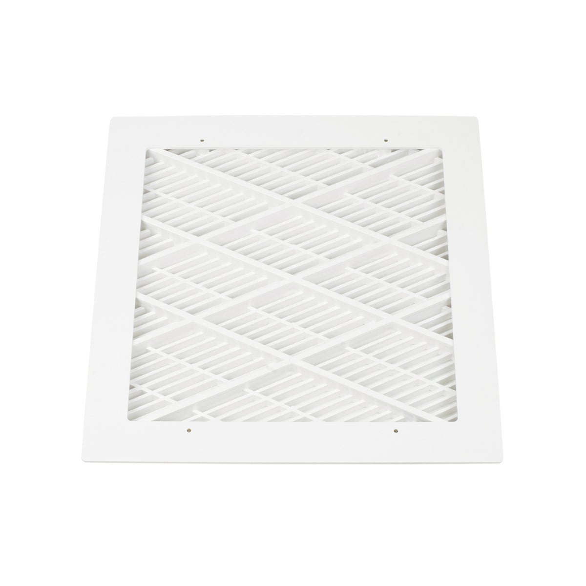 Abdeckrost ABS weiß, 320 x 320 mm (12" x 12") Abdeckrost ABS weiß, 320 x 320 mm (12" x 12")