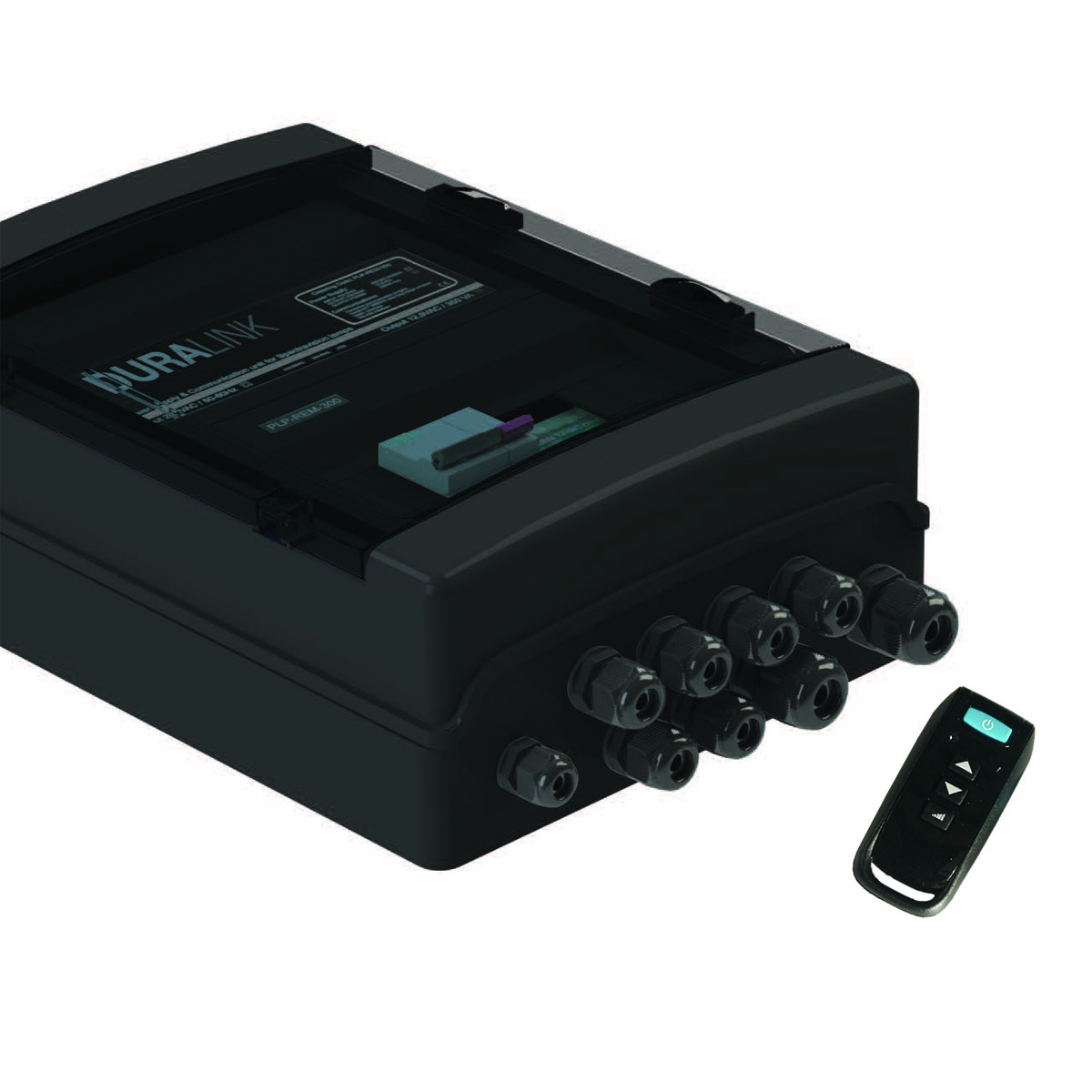 Adagio Pro RGB Control DMX512 & RS-485 connectivity with 350 VA transformer, black, dimming function, 2 auxiliary outputs, incl. 1 hand transmitter Adagio Pro RGB Control DMX512 & RS-485 connectivity with 350 VA transformer, black, dimming function, 2 auxiliary outputs, incl. 1 hand transmitter
