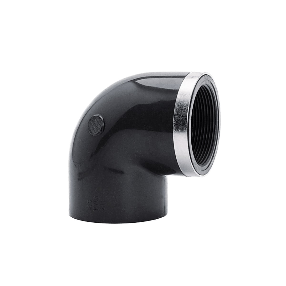 IBG® elbow 90° solvent socket / female thread, reinforced, PN16 d16 - 3/8” IBG® elbow 90° solvent socket / female thread, reinforced, PN16 d16 - 3/8”