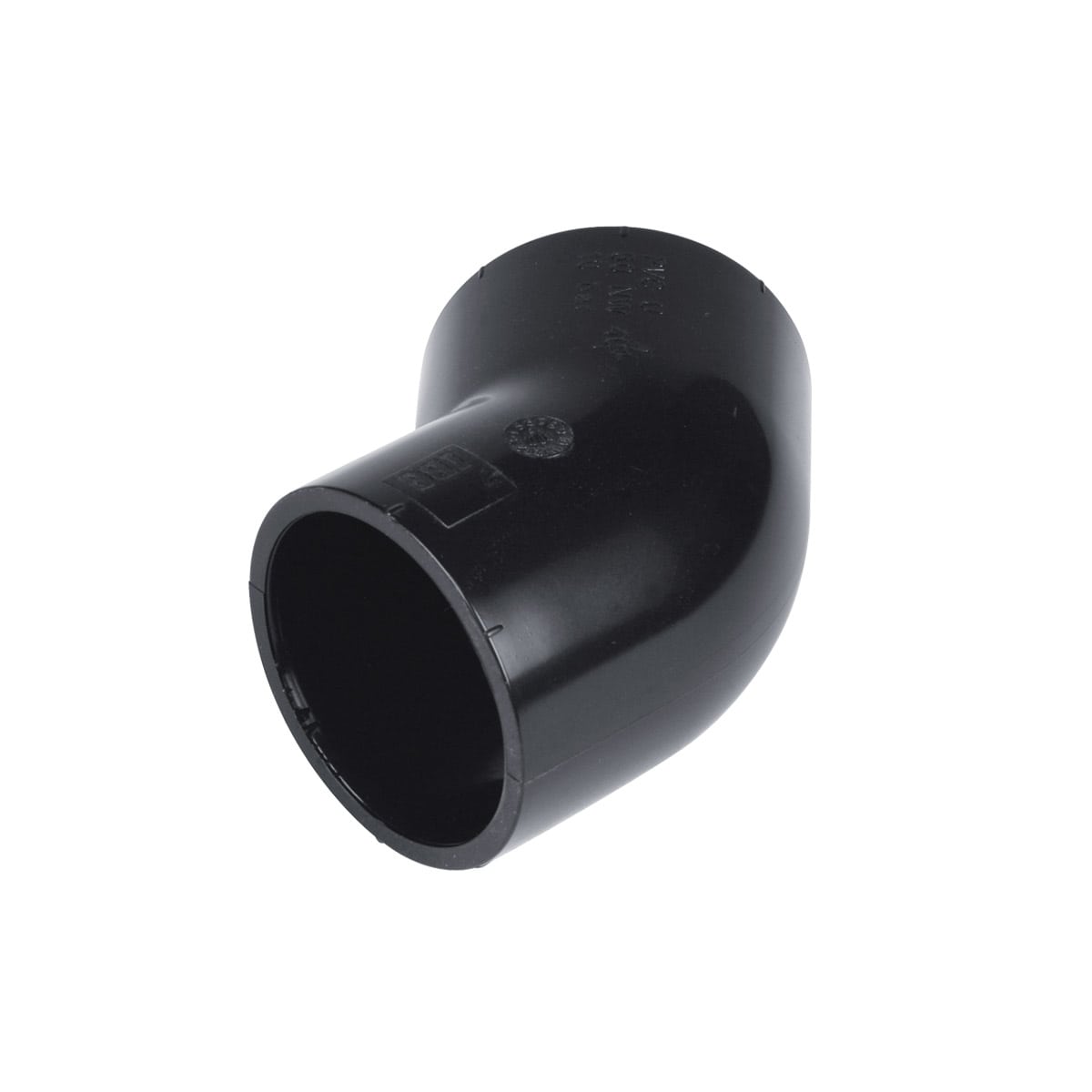 IBG® elbow 45° solvent socket, black (for solar systems), PN10 d50 IBG® elbow 45° solvent socket, black (for solar systems), PN10 d50