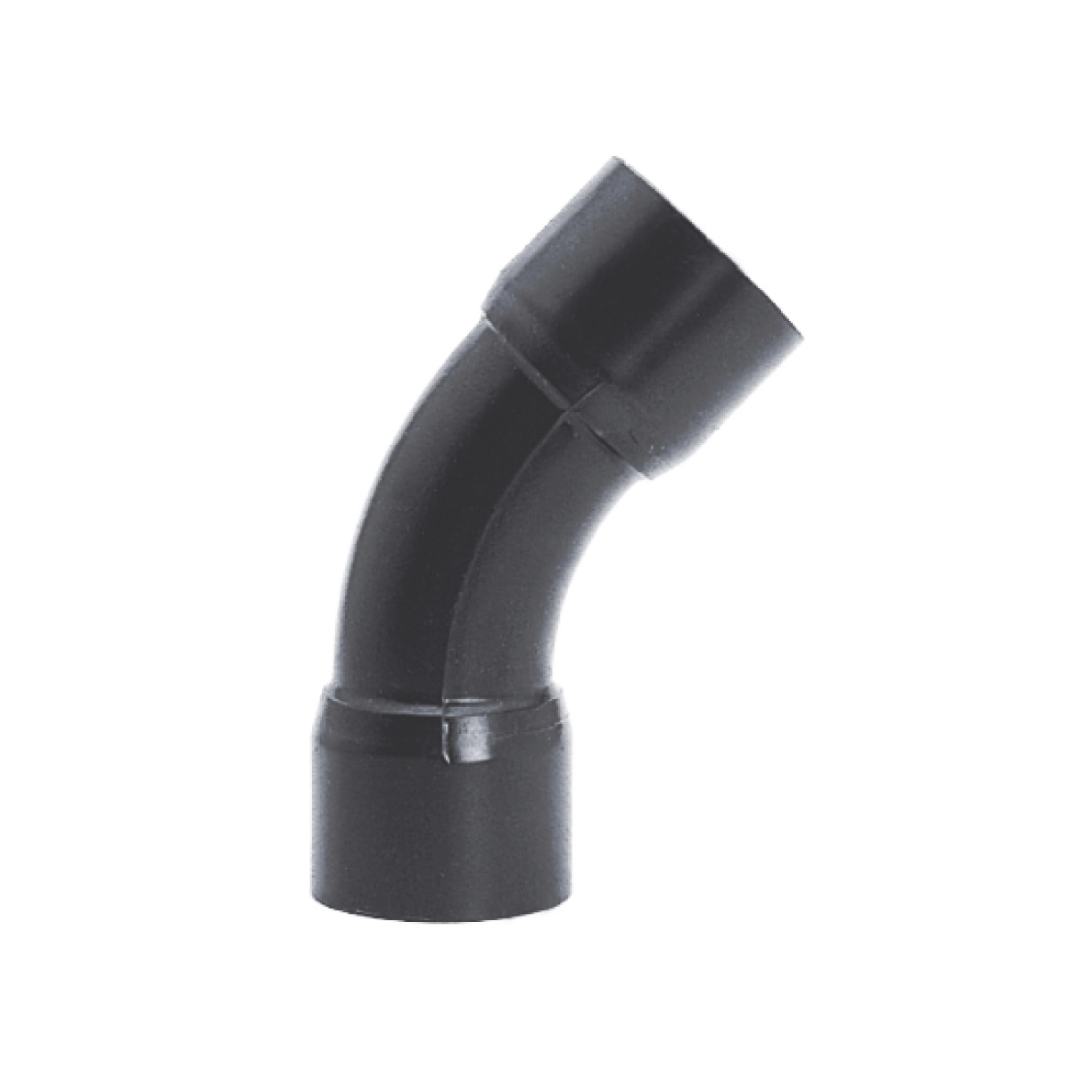 IBG® bend 45° solvent socket, made of PVC pipe, grey d32 IBG® bend 45° solvent socket, made of PVC pipe, grey d32
