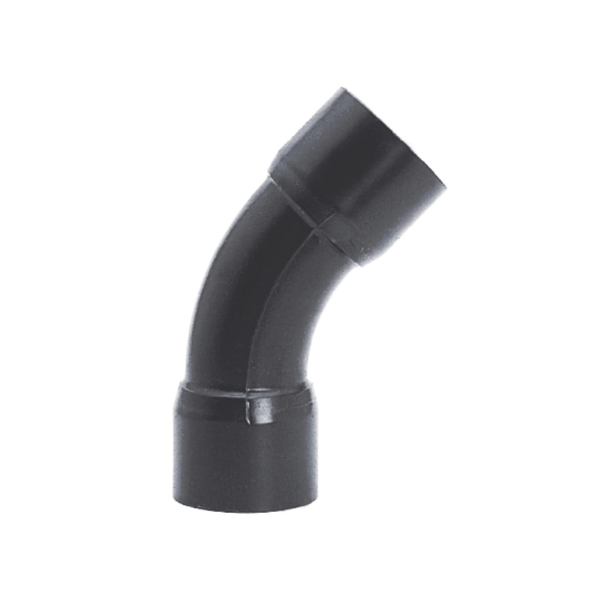 IBG® bend 45° solvent socket, made of PVC pipe, grey 