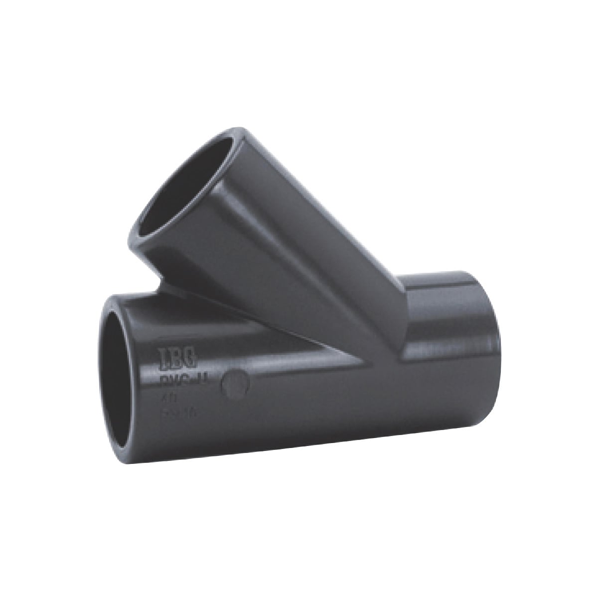 IBG® Tee 45° solvent socket, grey d10 IBG® Tee 45° solvent socket, grey d10