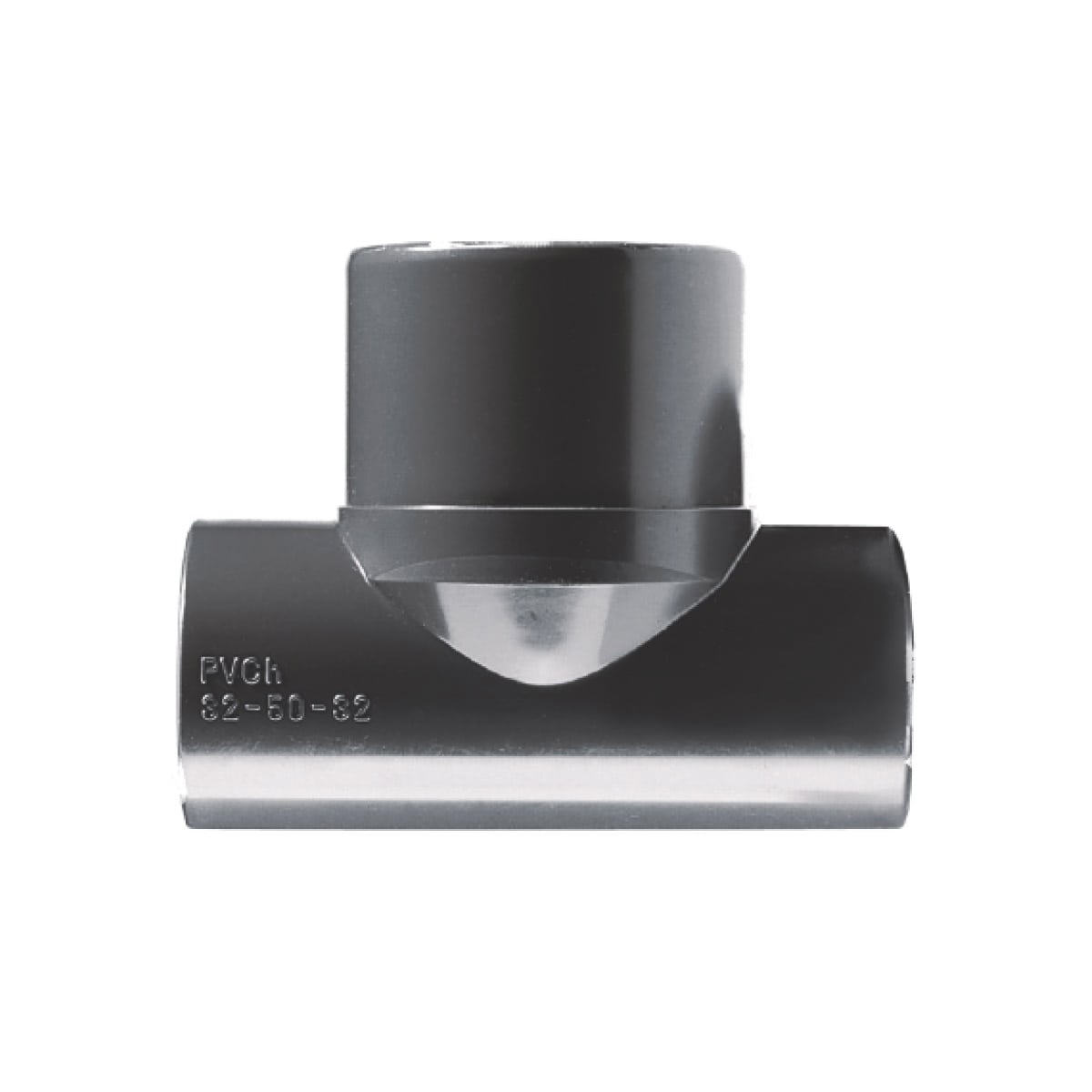 IBG® Tee 90° solvent socket (for whirlpools), grey 