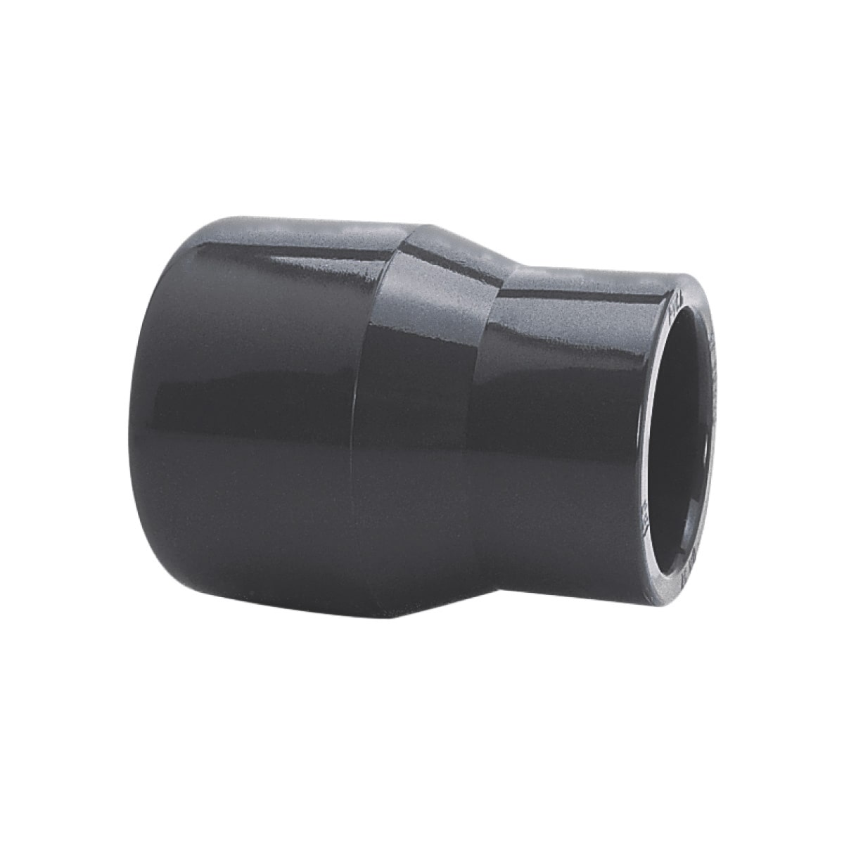 IBG® reductions, long, solvent socket / solvent spigot / solvent socket, PN16, grey 