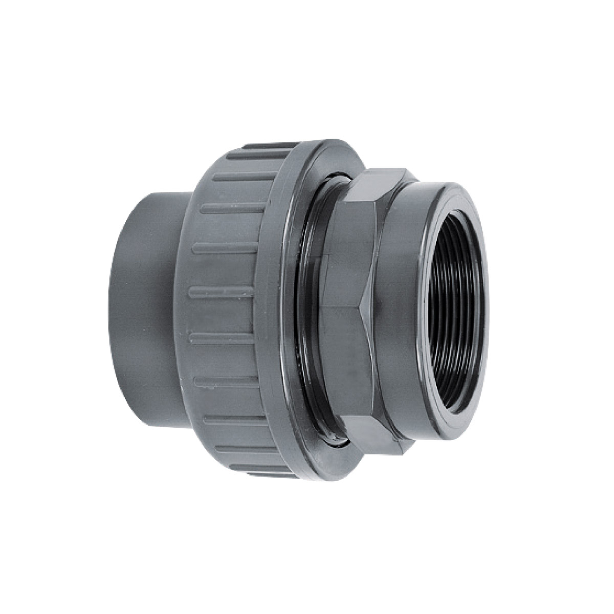 IBG® adapter union solvent socket / female thread, type 1 