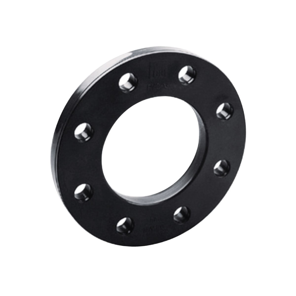 IBG® flange adapter connection dimensions DIN/ISO, GFK, black 