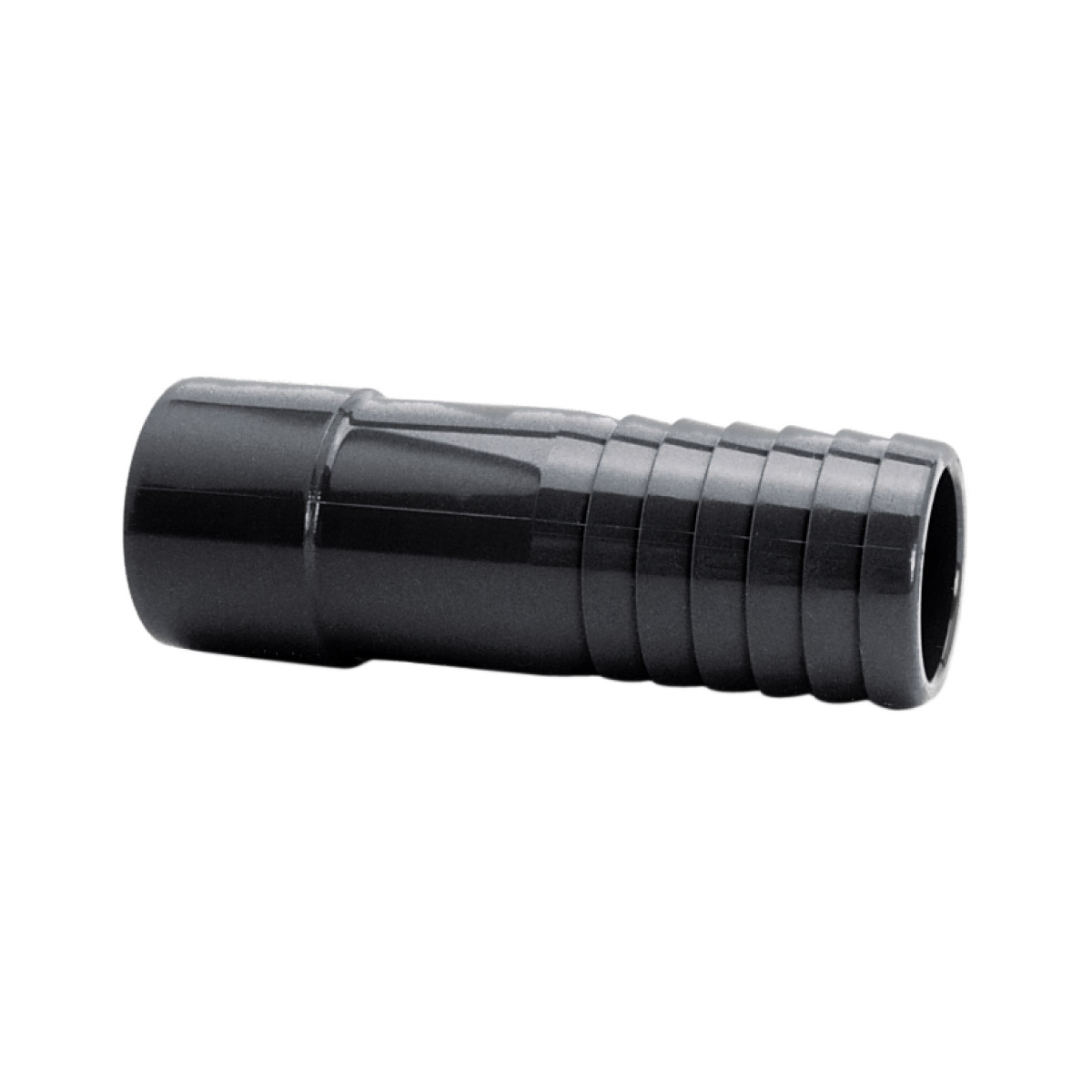 IBG® hose nozzle, spigot, d50-50, PVC, PN16, grey IBG® hose nozzle, spigot, d50-50, PVC, PN16, grey
