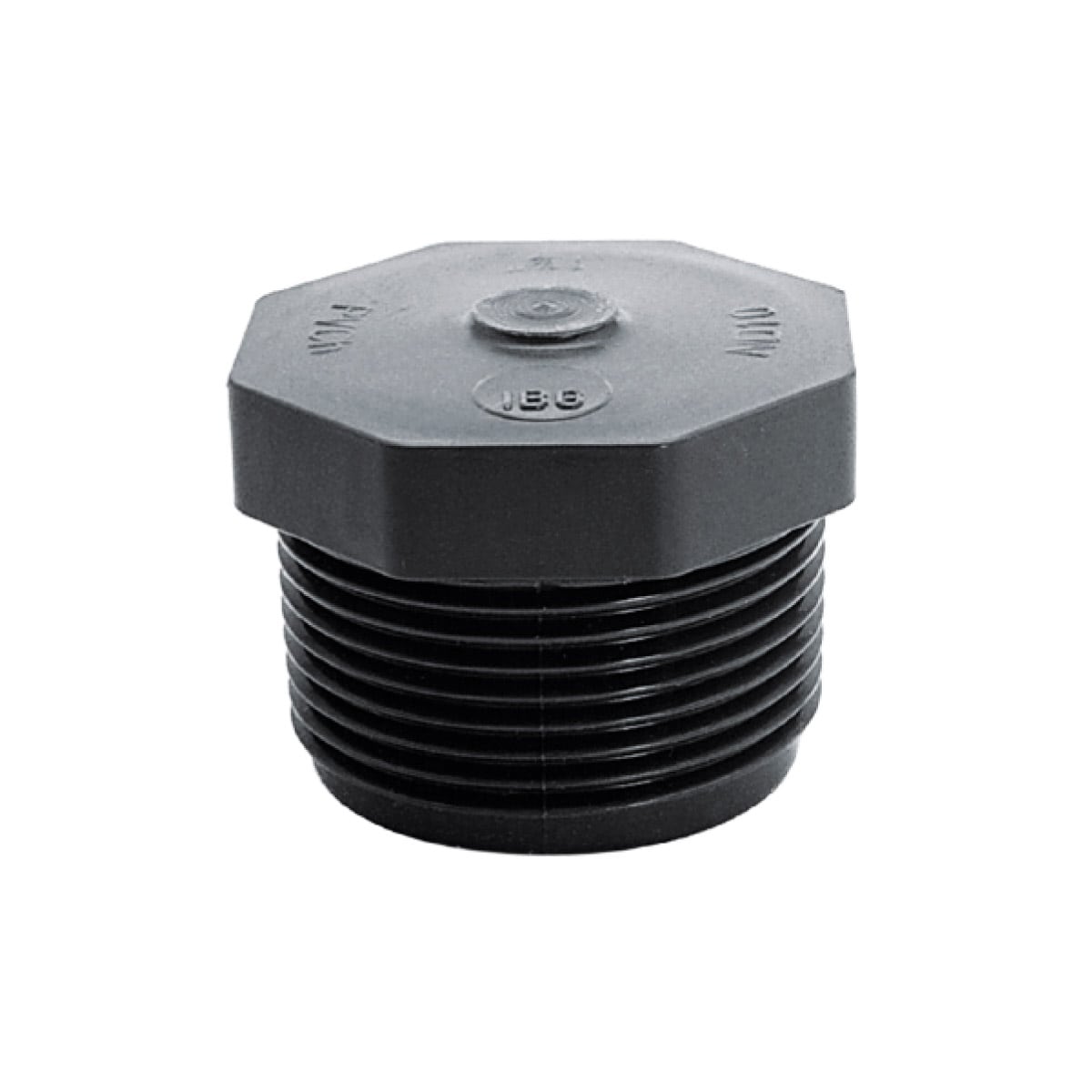 IBG® plug, with cone shaped male thread, PN10,  grey d1/2” IBG® plug, with cone shaped male thread, PN10,  grey d1/2”