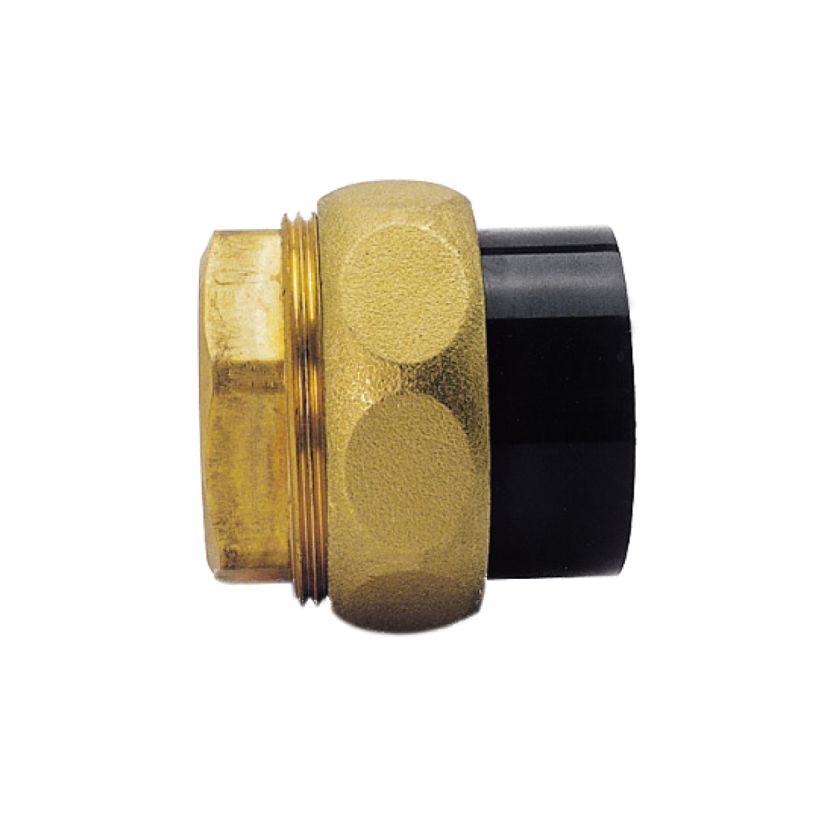IBG® adapter union, PVC/gun metal (rg5), solvent socket – female thread d20 - 1/2" IBG® adapter union, PVC/gun metal (rg5), solvent socket – female thread d20 - 1/2"
