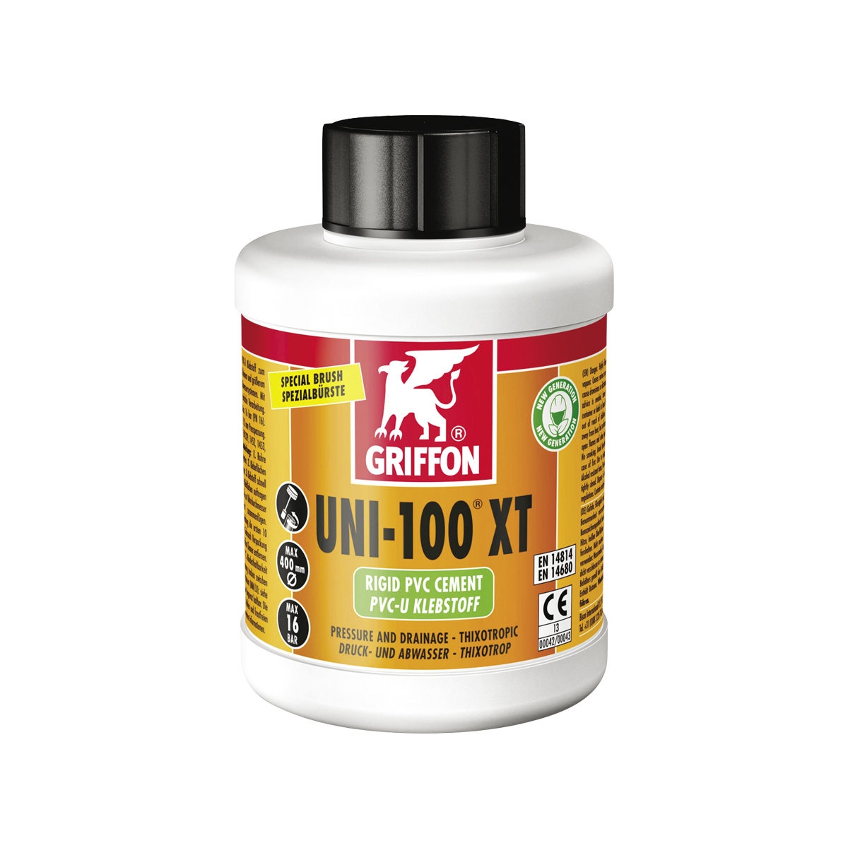 Solvent Cement GRIFFON
UNI-100 XT with brush 500ml Solvent Cement GRIFFON
UNI-100 XT with brush 500ml