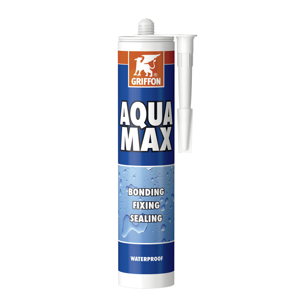 Aqua Max, wasserfester, lösungsmittelfreier Montageklebstoff und Dichtungskitt auf SMP-Polymer-Grundlage, 425 g, weiss Aqua Max, wasserfester, lösungsmittelfreier Montageklebstoff und Dichtungskitt auf SMP-Polymer-Grundlage, 425 g, weiss