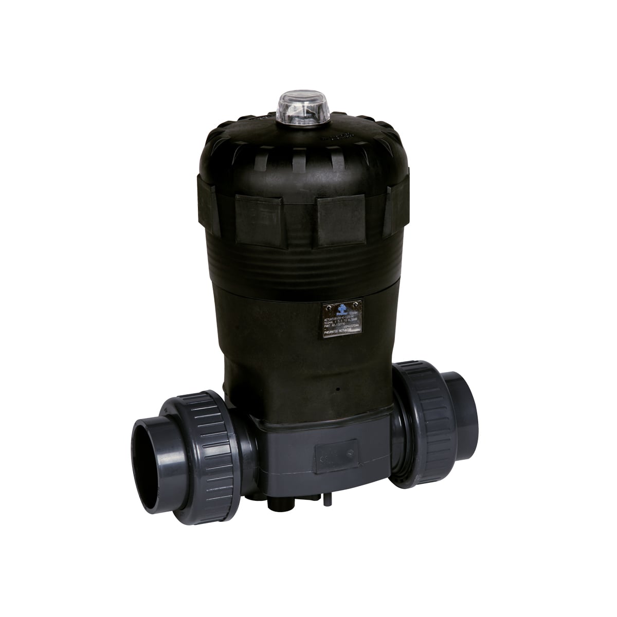Diaphragm Valve T4 DN15 PVC grey PVCu union solvent socket ends d20 metric PN10 EPDM EPDM PO-NO K62 Diaphragm Valve T4 DN15 PVC grey PVCu union solvent socket ends d20 metric PN10 EPDM EPDM PO-NO K62