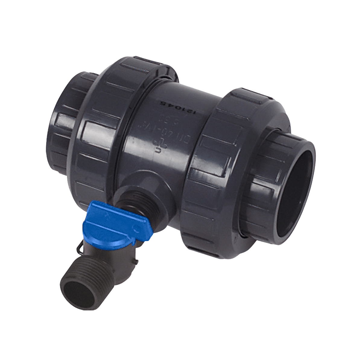 Rückschlagventil S6 mit R 3/4" Gewindeanschluss, DN32 PVC grau PVCu Klebemuffe d40 metrisch PN16 EPDM Flachdichtung 25*16*3 beigelegt Rückschlagventil S6 mit R 3/4" Gewindeanschluss, DN32 PVC grau PVCu Klebemuffe d40 metrisch PN16 EPDM Flachdichtung 25*16*3 beigelegt