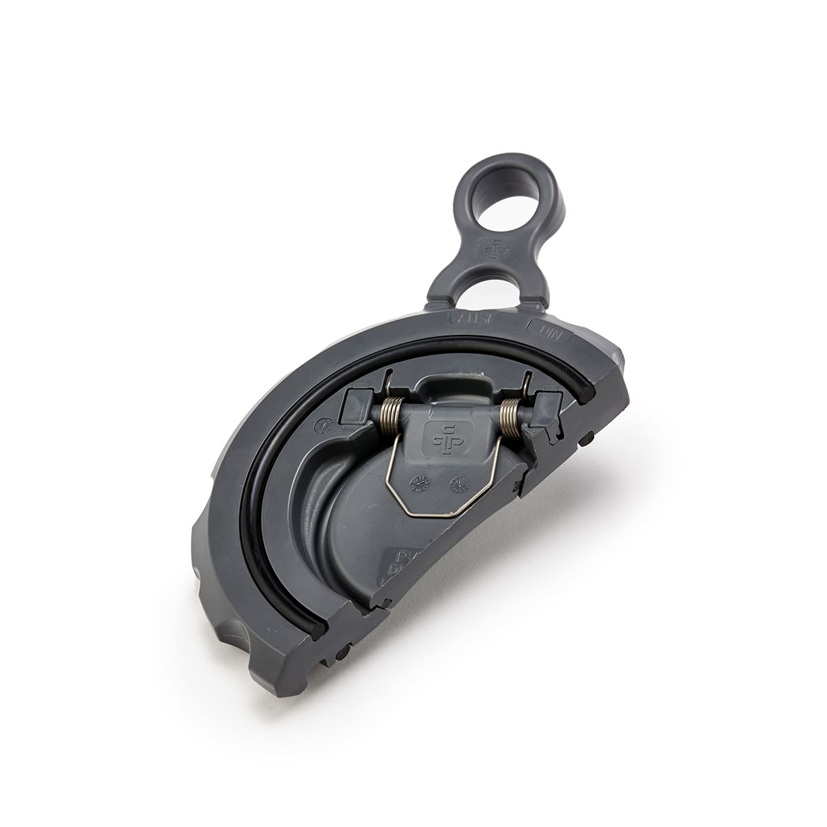 Wafer check valve K6 spring-loaded DN150 PVC grey Flange-connection 160-6" DIN/ANSI MOP 10 bar EPDM Wafer check valve K6 spring-loaded DN150 PVC grey Flange-connection 160-6" DIN/ANSI MOP 10 bar EPDM