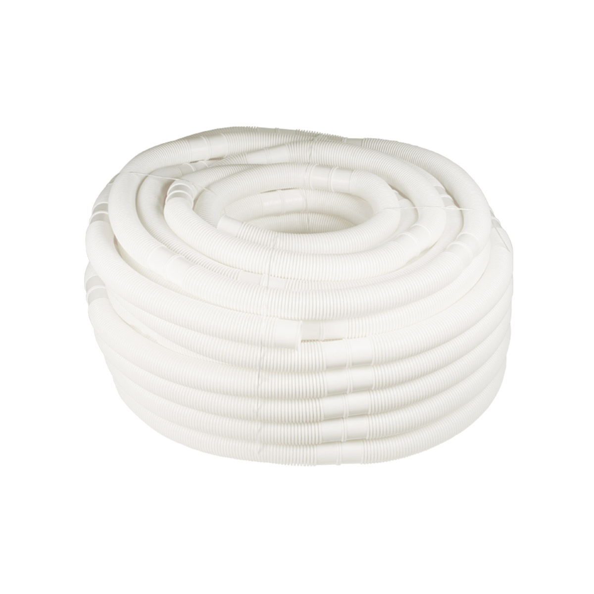 Peraqua Swimming pool hose with 2 fixed sockets d=38mm white l=9m