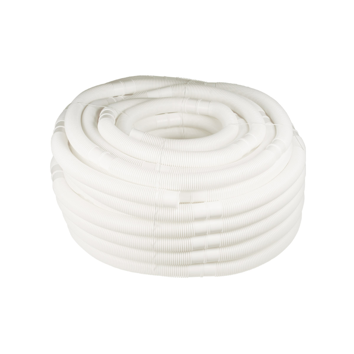 Swimming pool hose with 2 fixed sockets d=38mm white  l=9m, packed in white box Swimming pool hose with 2 fixed sockets d=38mm white  l=9m, packed in white box