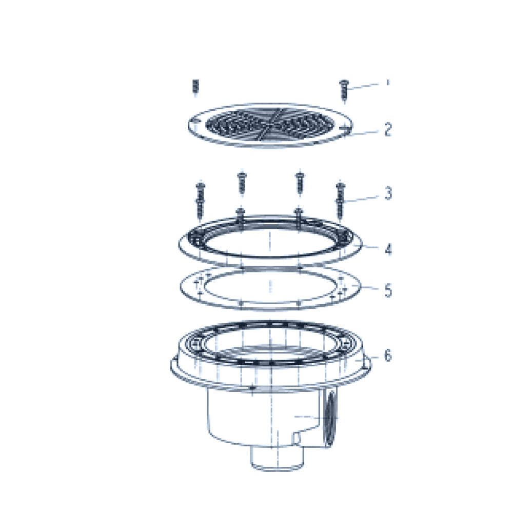 Spare parts main drain 