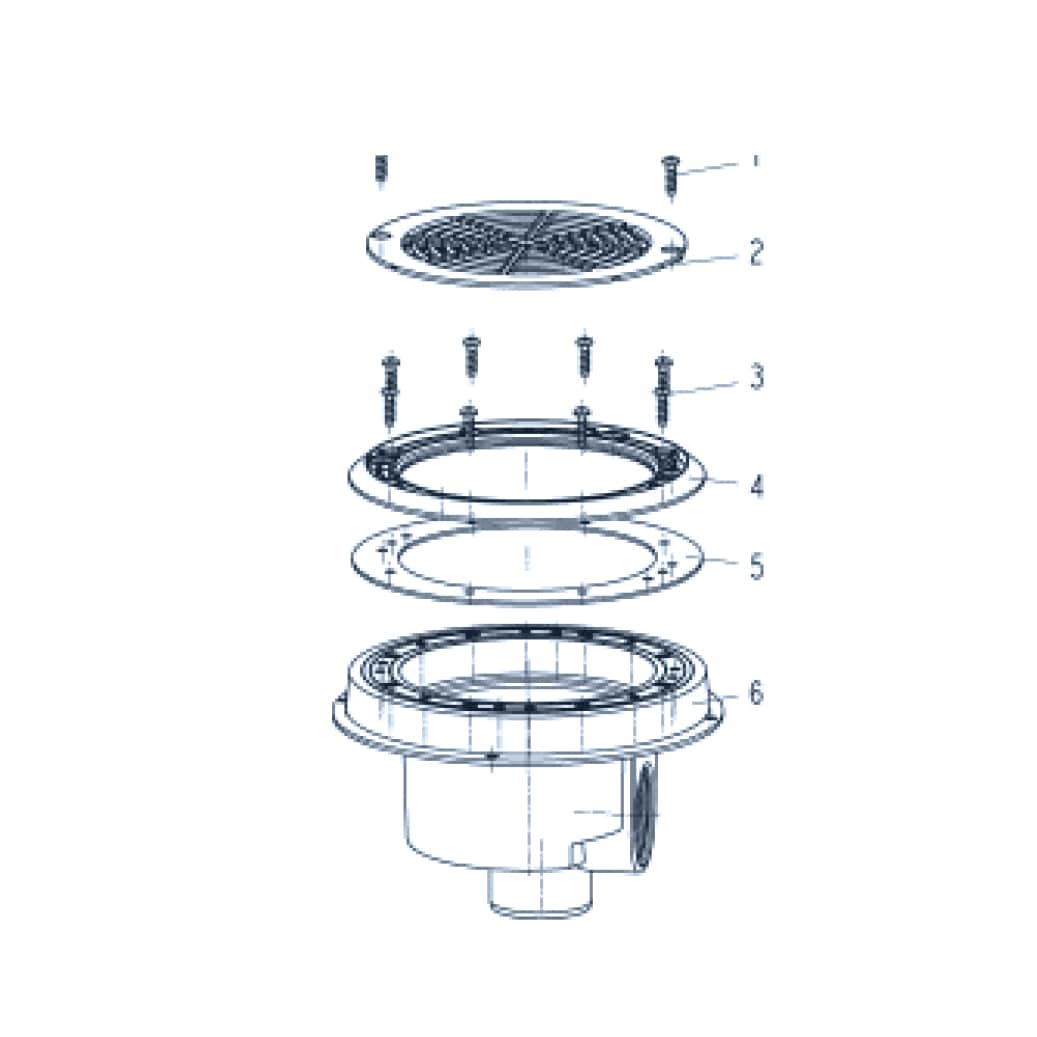 Spare parts main drain 