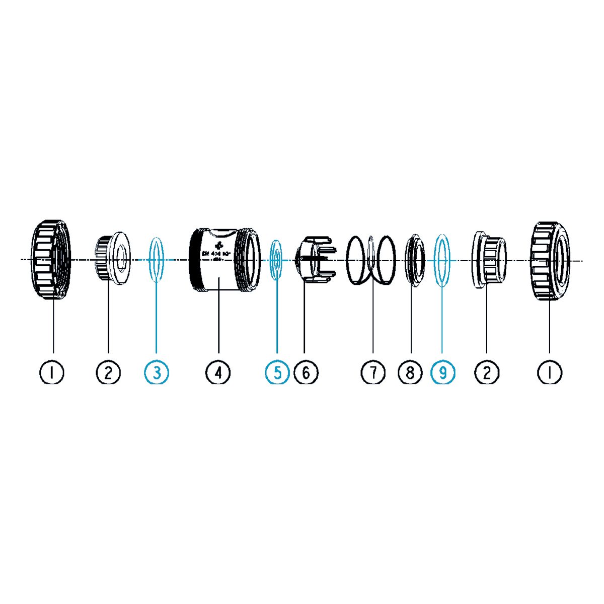 Spare Parts Cone Check Valve S6 DN 40 