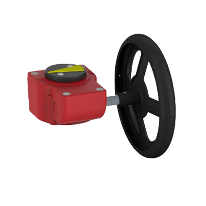 Handle for Butterfly Valve K4 DN65/DN80 PP-GFR red complete Handle for Butterfly Valve K4 DN65/DN80 PP-GFR red complete