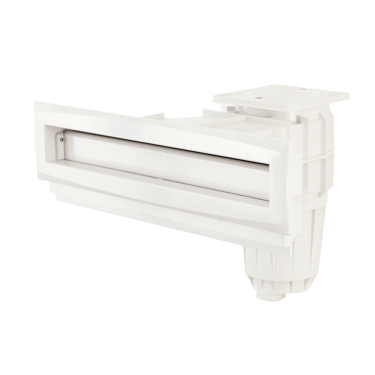 High water level skimmer High75 white ABS with brass inserts High water level skimmer High75 white ABS with brass inserts
