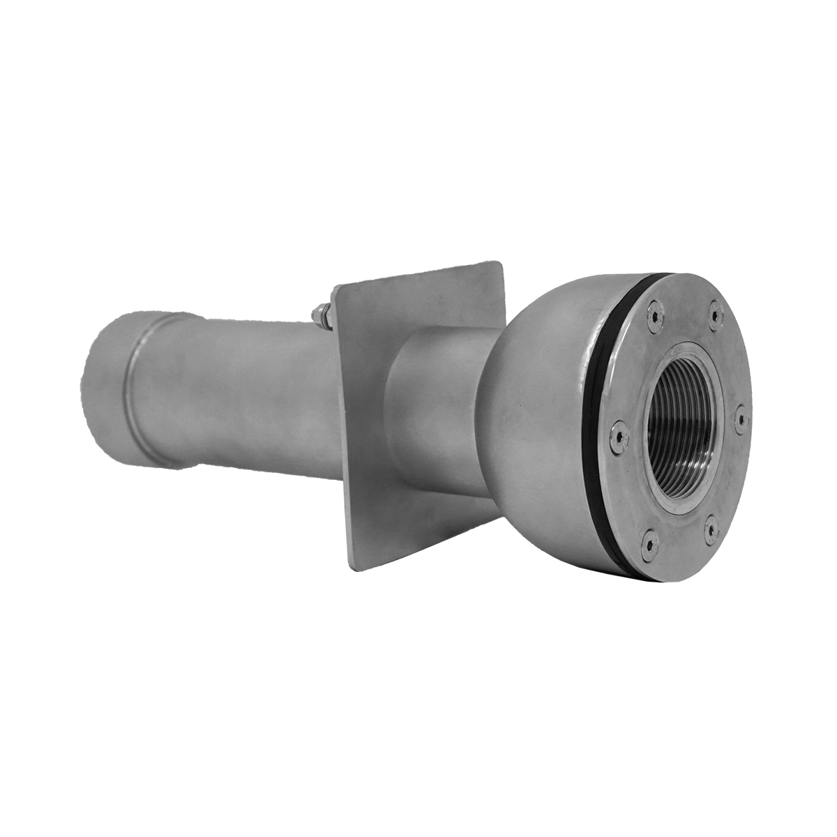 Ocean® wall conduit V4A PRO with water stop, thread, l=250 mm, 2" female thread, for liner, concrete and tile pools Ocean® wall conduit V4A PRO with water stop, thread, l=250 mm, 2" female thread, for liner, concrete and tile pools