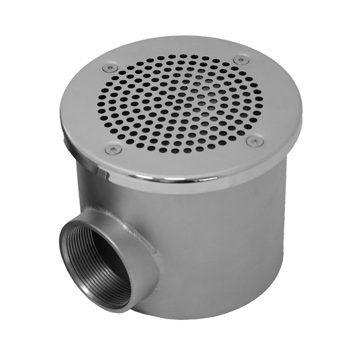 Ocean® Main Drain V4A PRO d150 mm, for liner, concrete and tile pools, 2" IG, polished, with ground connection Ocean® Main Drain V4A PRO d150 mm, for liner, concrete and tile pools, 2" IG, polished, with ground connection