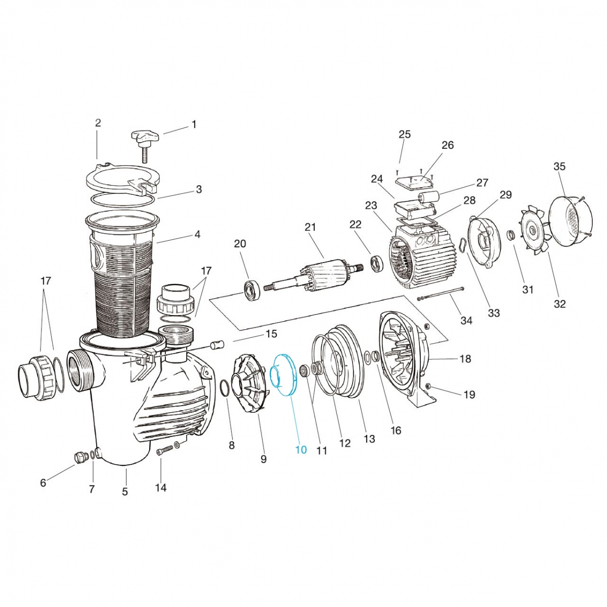 Impeller for M50 Impeller for M50