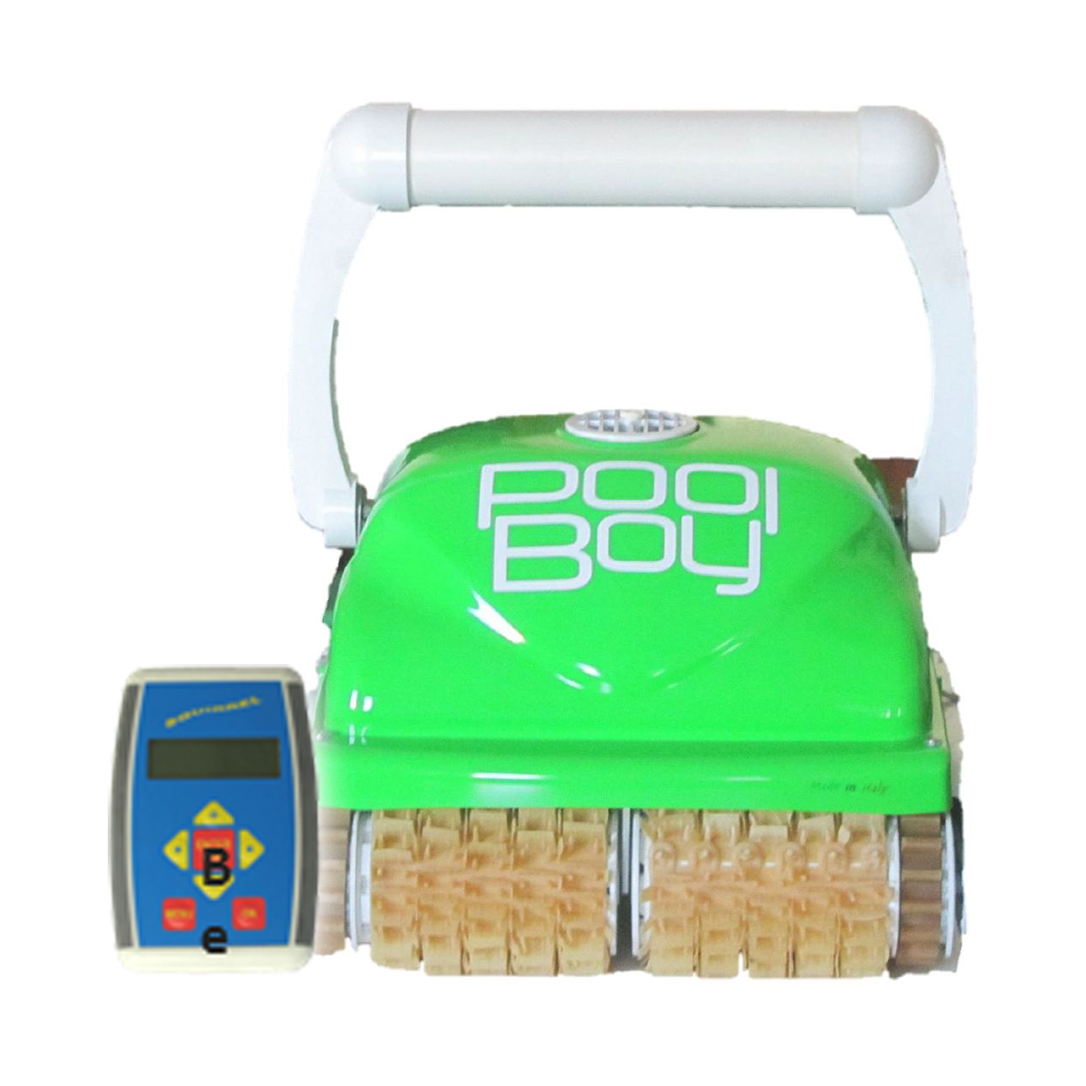 POOL BOY electric floor and wall vac for swimming ponds and natural pools up to 20x10 m, with remote unit, cable length 20m, 11m/min, 18 m3/h, filter 180 µ, 24 V, green POOL BOY electric floor and wall vac for swimming ponds and natural pools up to 20x10 m, with remote unit, cable length 20m, 11m/min, 18 m3/h, filter 180 µ, 24 V, green