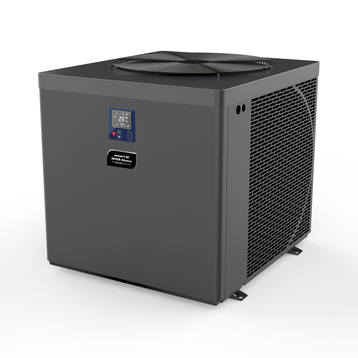 Smart full inverter heat pump iQ Inver Silence, Vertical, 13.2 kW, 230 V, 1P, R32, vertical discharge, Titanium heat exchanger, Modbus-capable, app control, suitable for salt electrolysis, ultra quiet
 Smart full inverter heat pump iQ Inver Silence, Vertical, 13.2 kW, 230 V, 1P, R32, vertical discharge, Titanium heat exchanger, Modbus-capable, app control, suitable for salt electrolysis, ultra quiet
