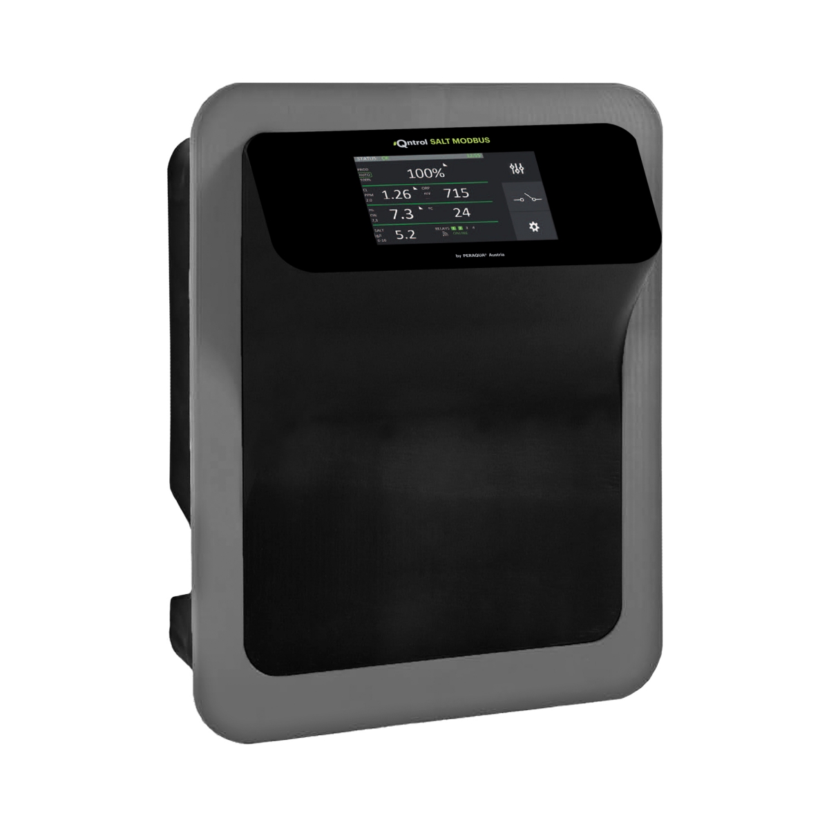 iQntrol salt electrolysis system SALT-MODBUS 25g Cl/h self cleaning cell for private pools up to 100m3 iQntrol salt electrolysis system SALT-MODBUS 25g Cl/h self cleaning cell for private pools up to 100m3