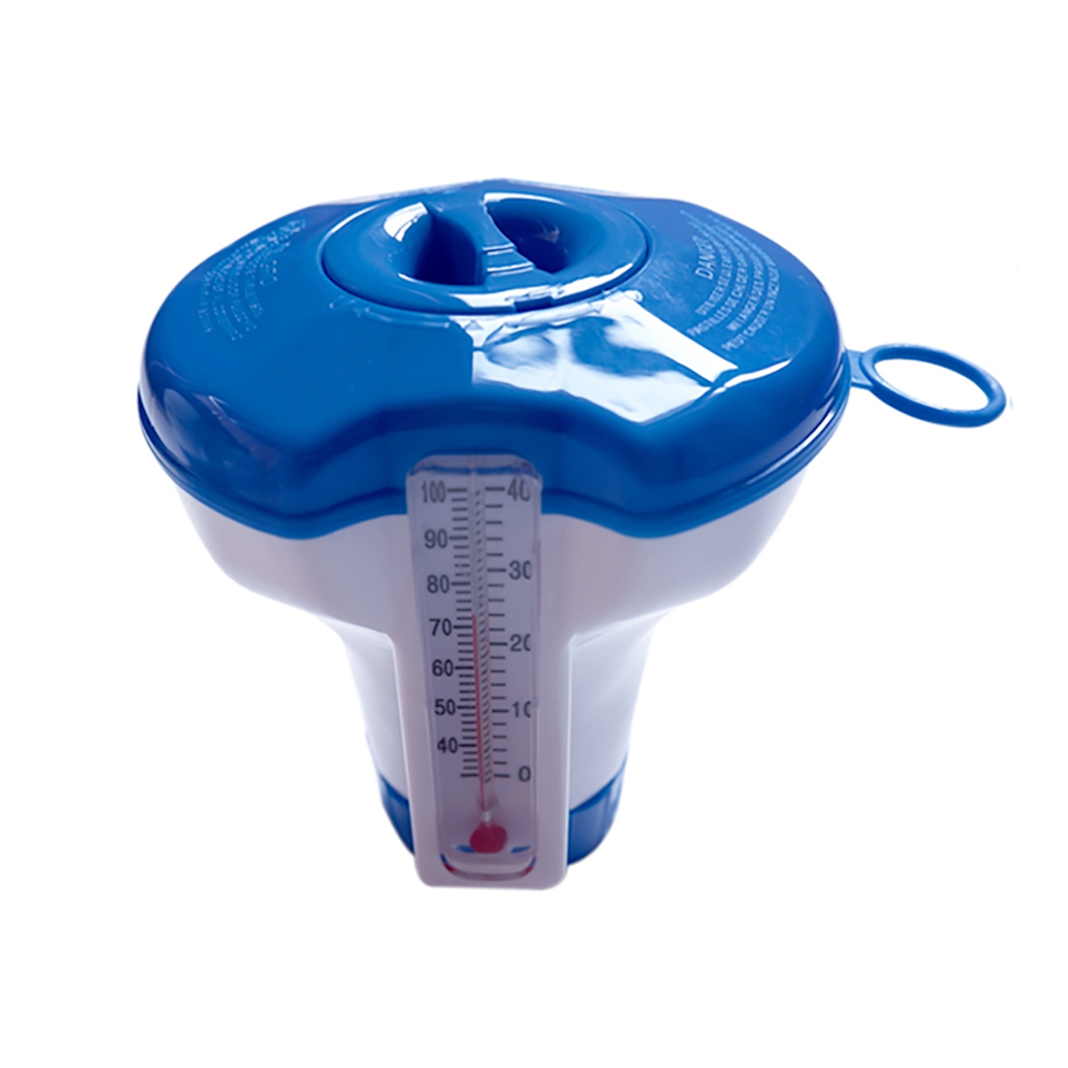 Smart MINI chlorine dispenser incl. thermometer, diameter 11 cm, blue, for 20g chlorine tablets, for quick up pools and whirlpools Smart MINI chlorine dispenser incl. thermometer, diameter 11 cm, blue, for 20g chlorine tablets, for quick up pools and whirlpools