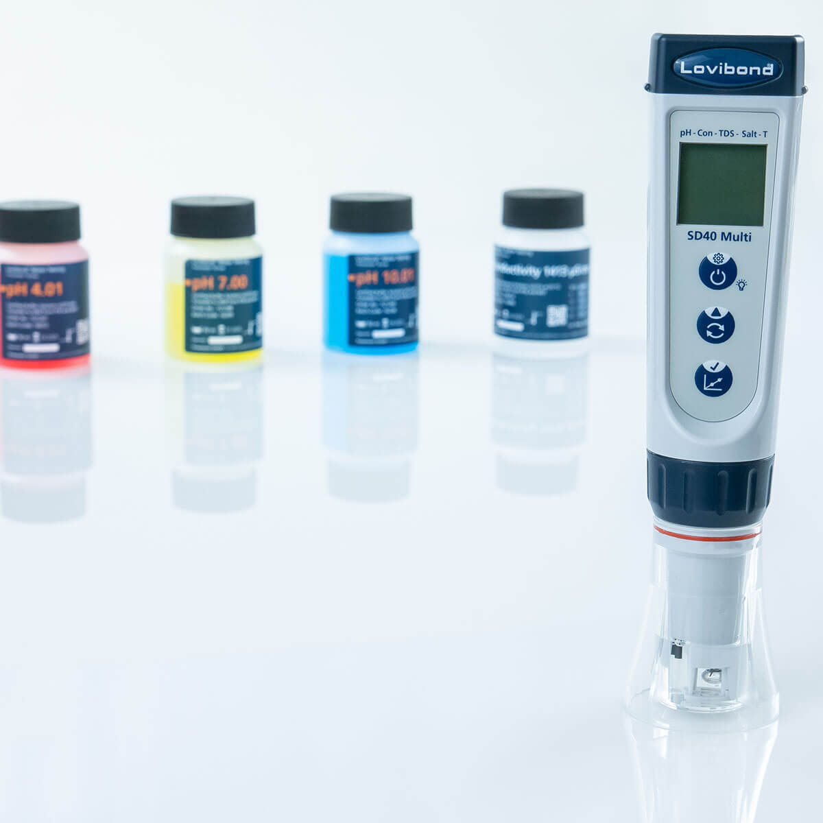Lovibond® pool tester SD40 Multi Pocket Tester, portable hand-held instrument for the accurate measurement of pH, Con, TDS, Salt and T Lovibond® pool tester SD40 Multi Pocket Tester, portable hand-held instrument for the accurate measurement of pH, Con, TDS, Salt and T