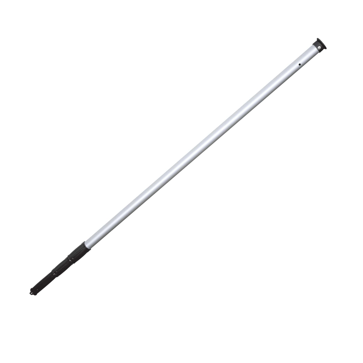 Ocean® Telescopic rod De Luxe, alu, 3 parts, silver anodized, 1.6 - 4.8 m, black Ocean® Telescopic rod De Luxe, alu, 3 parts, silver anodized, 1.6 - 4.8 m, black