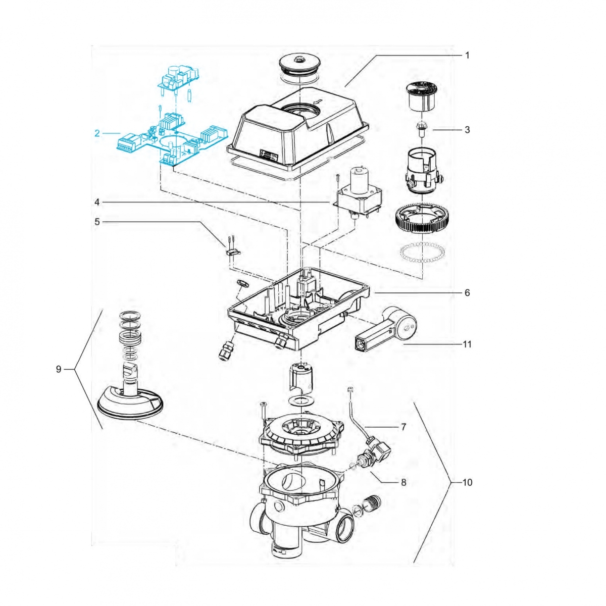 Spare part kit for Aquastar Loxone - circuit board 230V Spare part kit for Aquastar Loxone - circuit board 230V