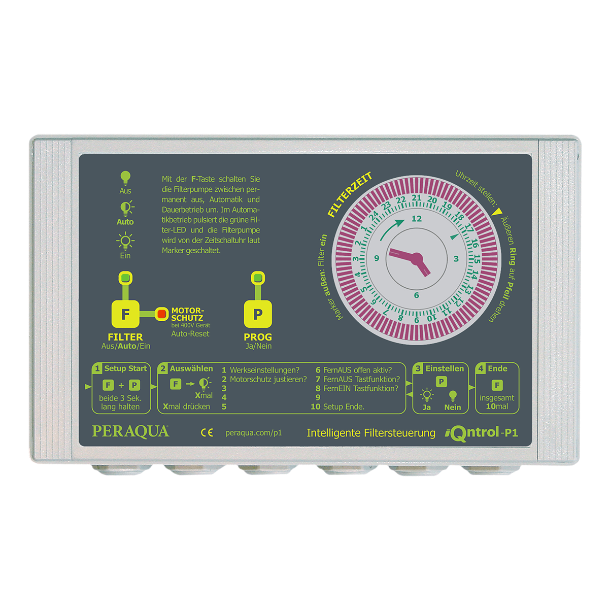 iQntrol-P1 pump control 400 with intelligent motor protection 0,7 – 7,5A, without temperature modulator iQntrol-P1 pump control 400 with intelligent motor protection 0,7 – 7,5A, without temperature modulator