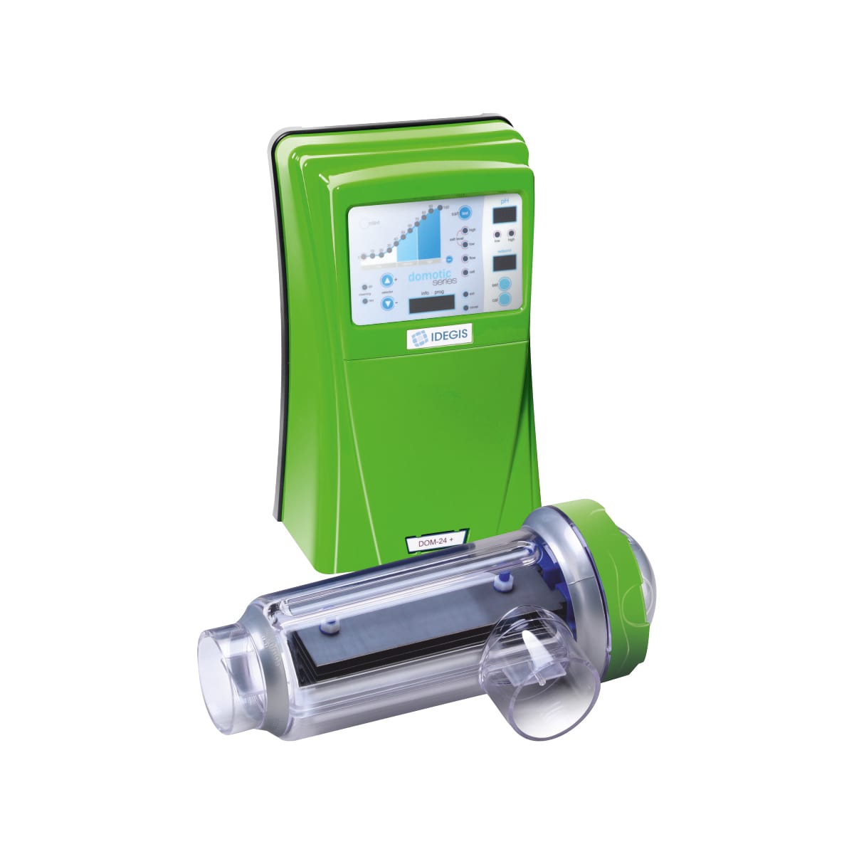 Salt electrolysis system DOMOTIC LOW SALT, 12 g Cl2/h, for pools up to 50 m³ Salt electrolysis system DOMOTIC LOW SALT, 12 g Cl2/h, for pools up to 50 m³
