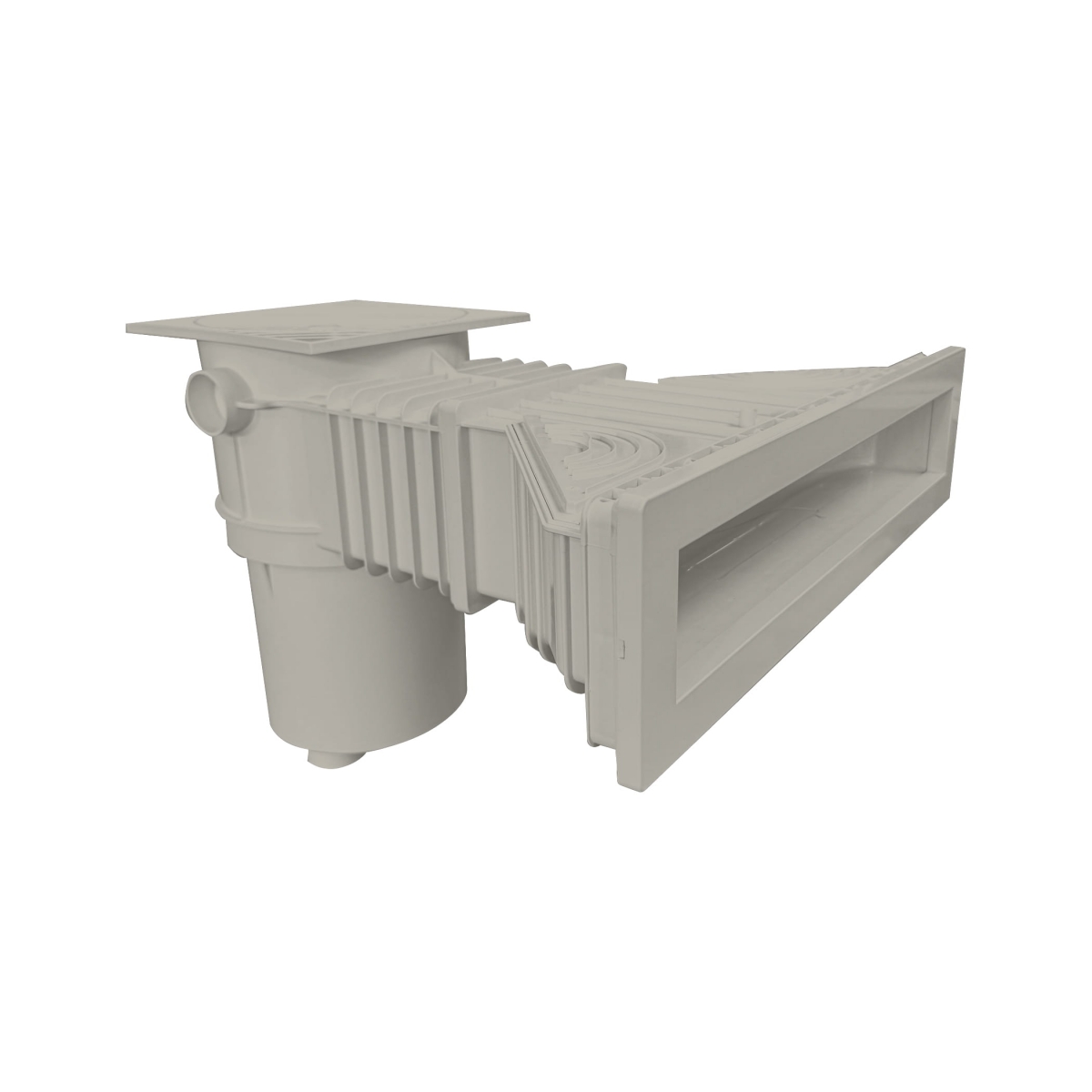 Smart high water level skimmer High500, ABS, sand, with brass bushes Smart high water level skimmer High500, ABS, sand, with brass bushes