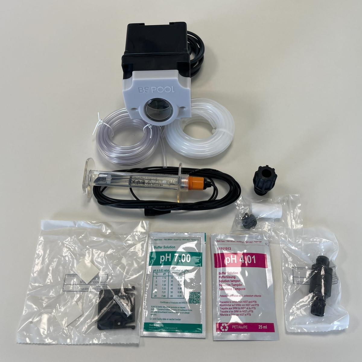 ProMinent pH dosing set, including pH sensor, sensor holder, dosing pump, accessories ProMinent pH dosing set, including pH sensor, sensor holder, dosing pump, accessories